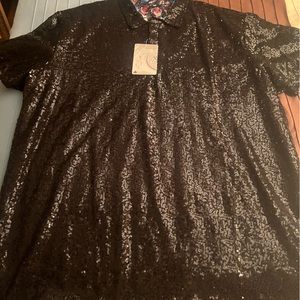 Mens Sequine Shirt